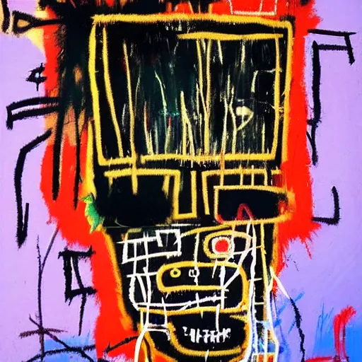 Image similar to police brutality, highly detailed paintings by Jean-Michel Basquiat