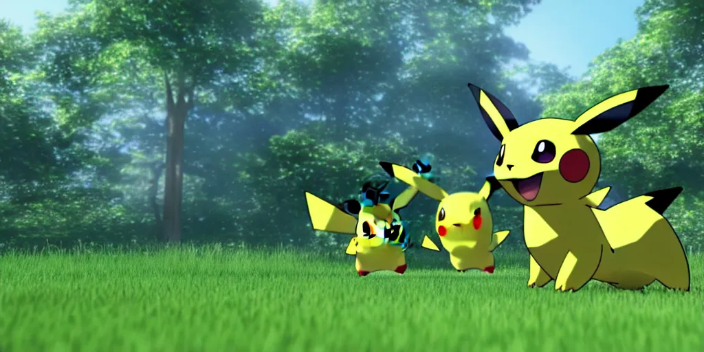 Image similar to asian pokemon, detailed ray tracing render, gtx 3 0 8 0