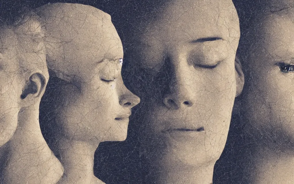 Image similar to neural synchronization between two people