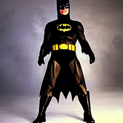 Prompt: tom hanks as batman in batman forever movie