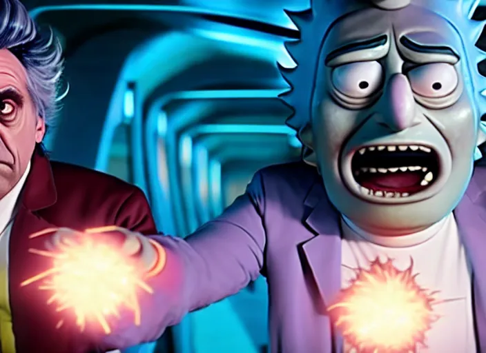 Image similar to film still of rick sanchez in the new scifi movie 4 k,,,,,,,,,,,,,,,,,,,,,,,,,,,,,,,,,,,,,,,,,,,,,,,, rick and morty