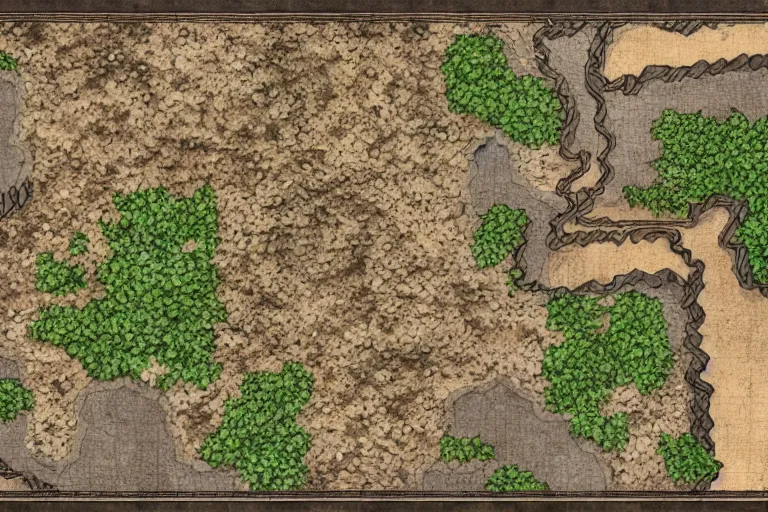 Prompt: d & d battle map with grid, 8 k, high detail
