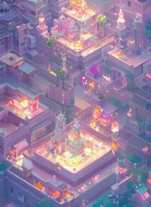 Prompt: sparkling pastel cute voxel art of a town city, behance, artstation, cute, Japanese, 3d render, unity, beautiful lighting, extremely beautiful, very beautiful award winning art Huang Guangjian and Gil Elvgren and Sachin Teng , Greg Manchess