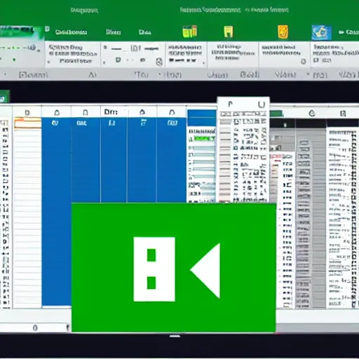 Prompt: microsoft excel program interface