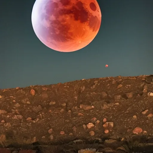 Image similar to blood moon 2 0 2 2