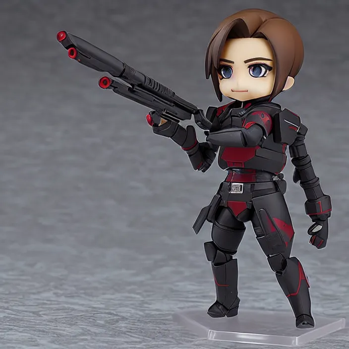 Prompt: destiny commander zavala, an anime nendoroid of commander zavala, figurine, detailed product photo