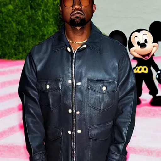 Image similar to disney pixar kanye west