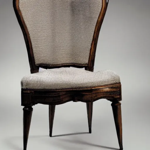 Image similar to a chair with a large sharp spike on the middle