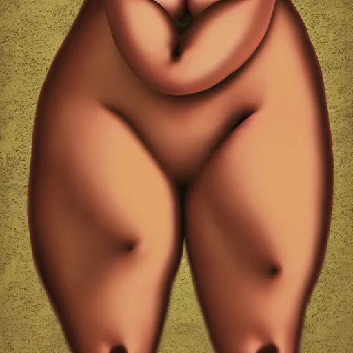 Image similar to photorealistic ancient prehistoric cave relief of thick woman from 5 0. 0 0 0 bc.