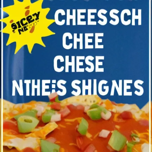 Prompt: super mega cheesey spicy nachos