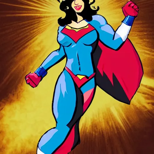 Image similar to tiger superhero woman photo