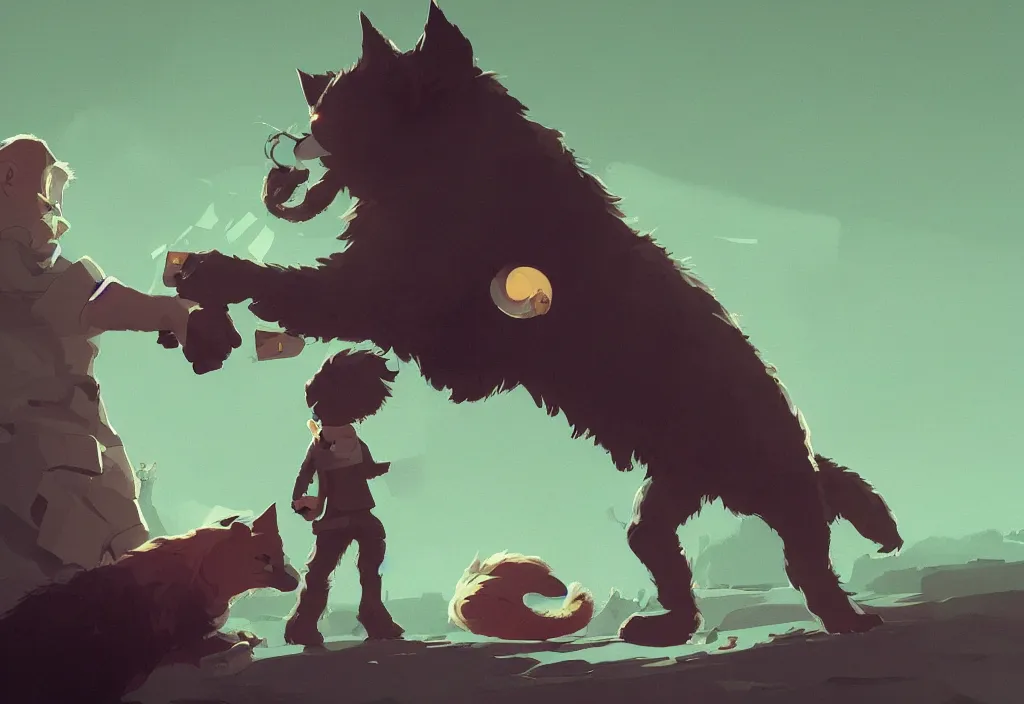 Image similar to joe biden shake hand of gigantic cat, epic debates, presidental elections candidates, cnn, fox news, fantasy, by atey ghailan, by greg rutkowski, by greg tocchini, by james gilleard, by joe gb fenton, dynamic lighting, gradient light green, brown, blonde cream, salad and white colors in scheme, grunge aesthetic