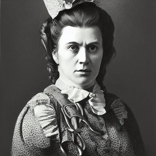 Prompt: dolores umbridge at a tardis, highly detailed, artstation, concept art, smooth, sharp focus, illustration, perfect face, art by karl blossfeldt, willem claesz. heda, nikolay makovsky, jacek malczewski, arthur hughes