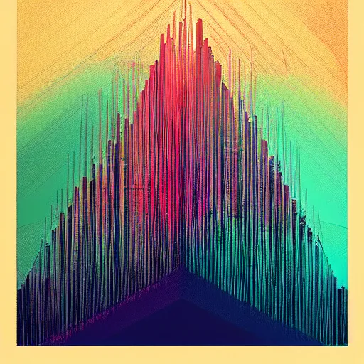 Image similar to mathematical graph by alena aenami and annato finnstark