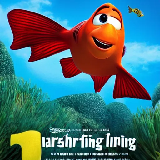 Image similar to screenshot of the new Pixar movie: The Flying Fish (2030)