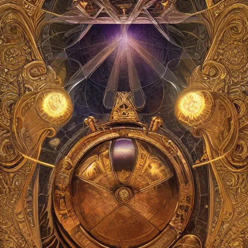 Prompt: A beautiful detailed orixa, tarot card, by Justin Gerard, symmetrical features, magical realism, texture, intricate, ornate, ray tracing, 8k