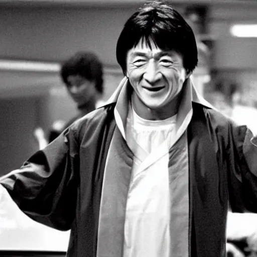 Image similar to Jackie Chan as doctor