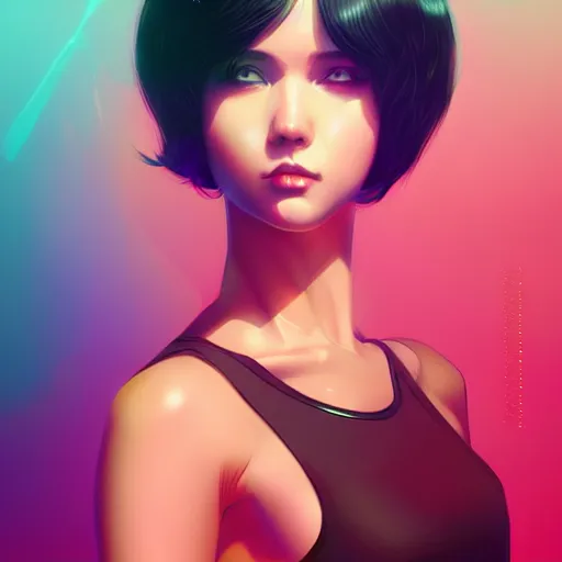 Prompt: a portrait of a beautiful disco girl, art by ilya kuvshinov and wlop and artgerm and josan gonzalez, digital art, highly detailed, intricate, sharp focus, trending on artstation hq, deviantart, pinterest, unreal engine 5, 4 k uhd image