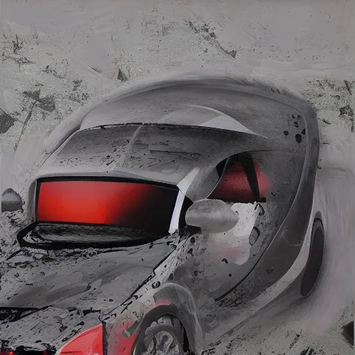 Prompt: car Ash Thorp khyzyl saleem car: medium size : in oil liquid, organic architecture ssmall size forms structure : 7, u, x, y, o medium size forms: Kazimir Malevich forms : brutalist medium size forms: keyshot, unreal engine 5, high reflections oil, liquid high glossy, high specularity, ultra detailed, 4k, 8k, 16k