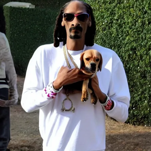 Image similar to snoop dogg as a dog