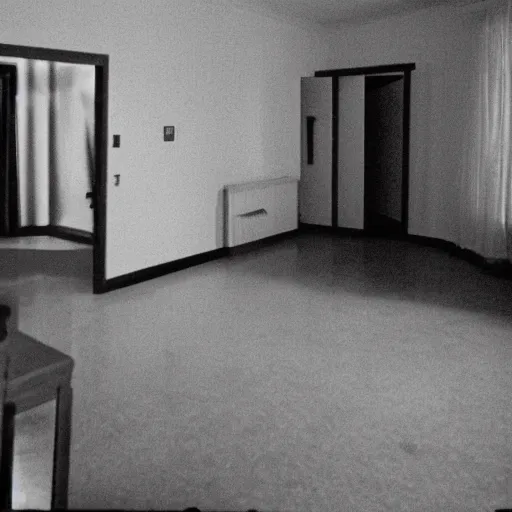 Image similar to interior, a poltergeist phenomenon amateur photograph