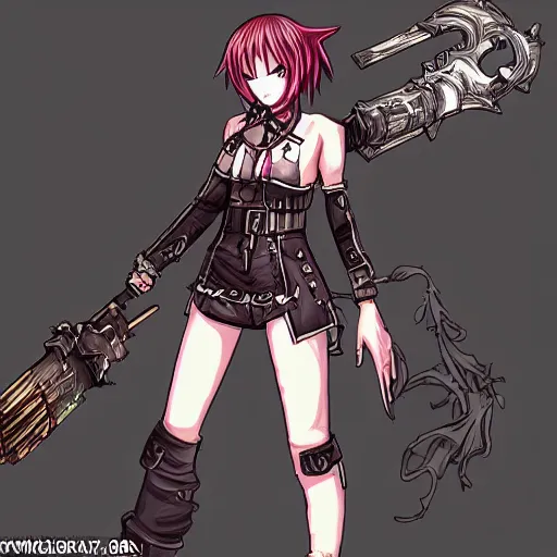 Prompt: “ragnarok online assassin cross in cyberpunk style”