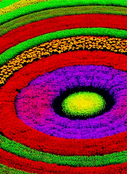 Image similar to toroidal flower field