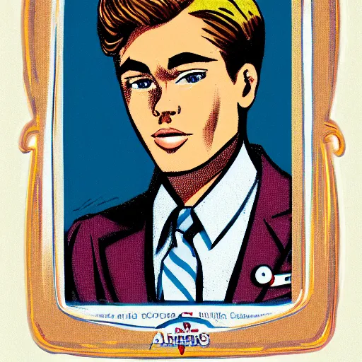 Prompt: A portrait of Archie Andrews