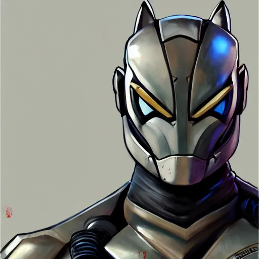 Image similar to greg manchess portrait painting of armored spiderman ultraman grey fox from metal gear cyborg gay japanese - american hybrid as overwatch character, medium shot, asymmetrical, profile picture, organic painting, sunny day, matte painting, bold shapes, hard edges, street art, trending on artstation, by huang guangjian and ail elvgren and sachin teng