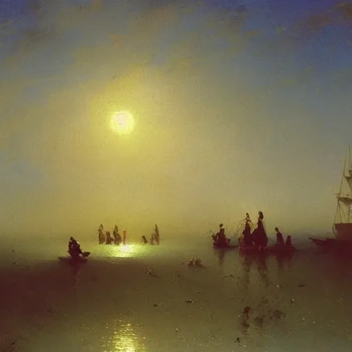 Image similar to dancers by ivan aivazovskya