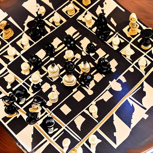 Prompt: Skeleton Chess