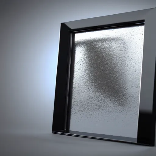 Prompt: thin surreal liquid metal picture frame, ultra rendered extreme realism and detail, 8 k, highly detailed, realistic, pbr, unreal engine 5, cinematic, cryengine, octane render
