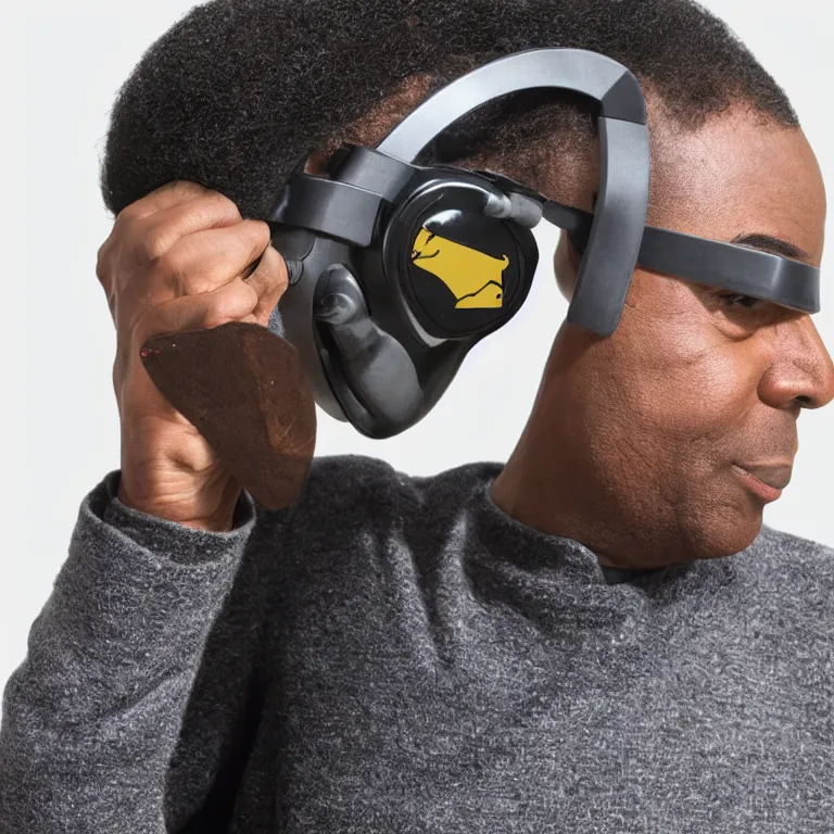 Prompt: geordi laforge earmuffs