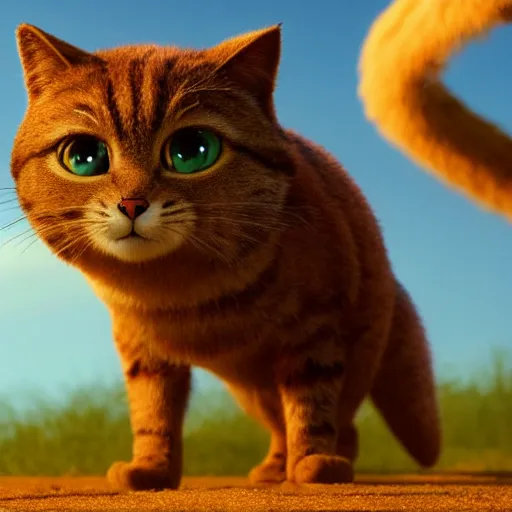 Prompt: a cinematic fill still from a 2015 Pixar movie where anthropomorphic cats battle with aliens, in the style of Pixar, shallow depth of focus