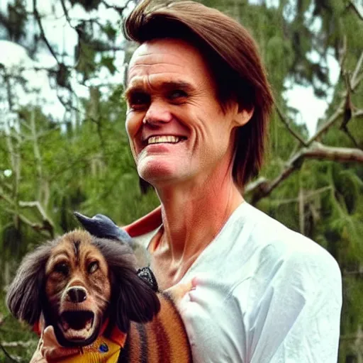 Image similar to jim carrey with carrier!!