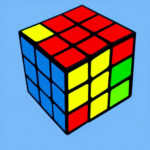 Image similar to a rubix cube by andy warhol, digital art, trending on artstation