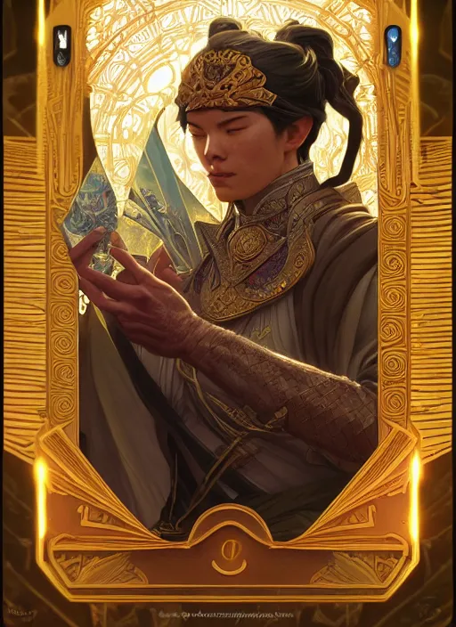 Prompt: photography of tarot card emperor, deep focus, d & d, fantasy, intricate, elegant, highly detailed, digital painting, artstation, concept art, matte, sharp focus, illustration, hearthstone, art by artgerm and greg rutkowski and alphonse mucha