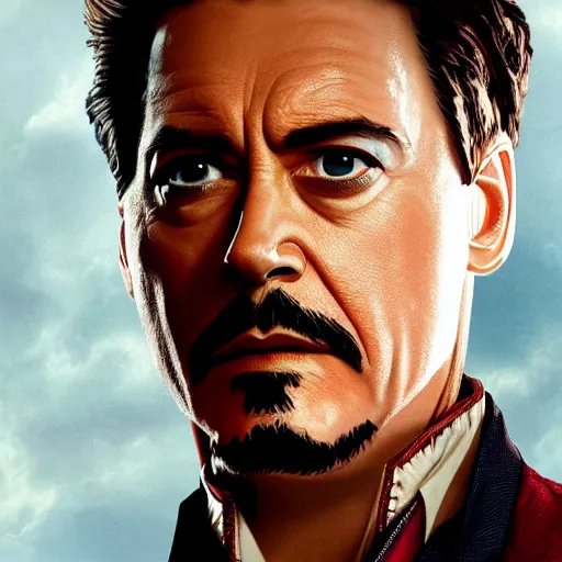 Prompt: Iron Man Tony Stark played by Johnny Depp