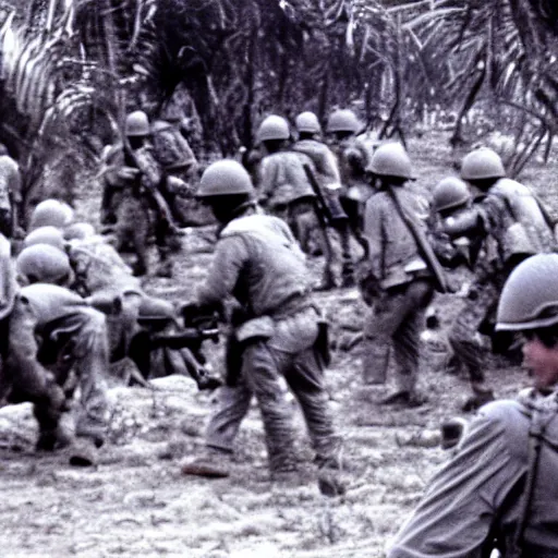 Image similar to vietnam war footage