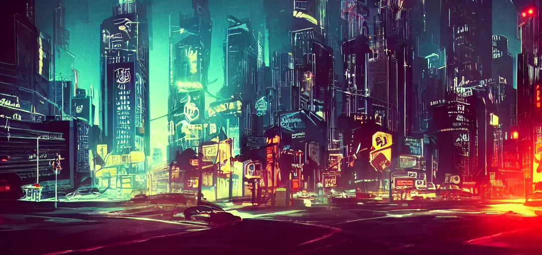 Image similar to neo noir city, 1 9 8 0 s future retro, cinematic, dramatic lighting, atmospheric