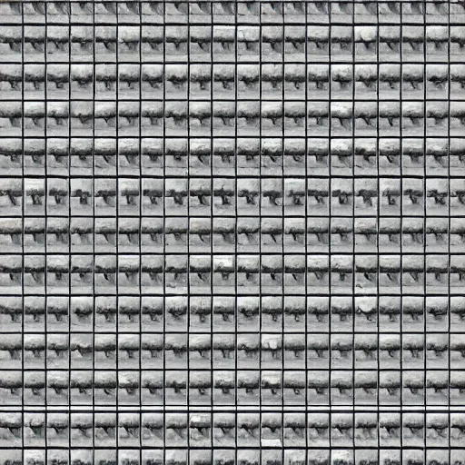 Image similar to 4 k large tiled retrofuturism brutalist floor white black seamless texture, material, hip modern design, flat, pbr, hi - res