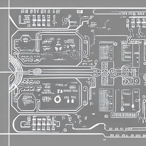 Image similar to gray's anatomy illustration of an ipad complete with detailed circuitry