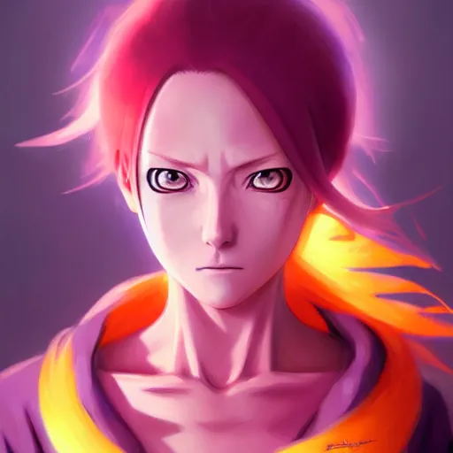 prompthunt: highly detailed painting of pain from naruto shippuden