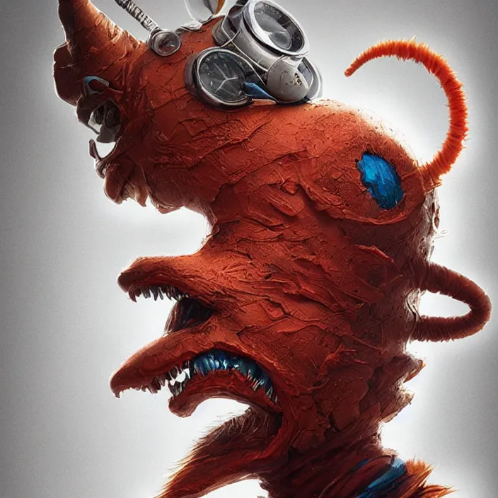 Prompt: complex 3 d render, hyper detailed, ultra sharp, alien cat in the hat, scary, cute, cinematic, head and shoulders, steampunk, natural soft light, rim light, octane render, artstation, art by artgerm and greg rutkowski and alberto seveso, dr seuss