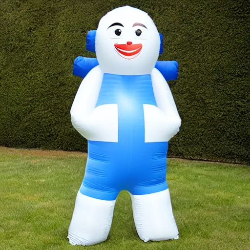 Prompt: inflatable character