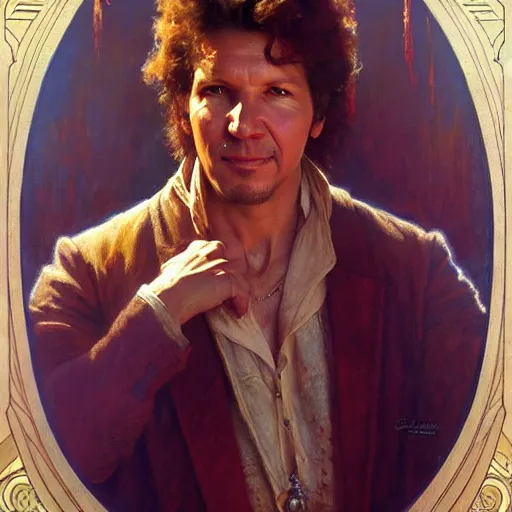 Prompt: neil breen highly detailed painting by gaston bussiere, craig mullins, j. c. leyendecker, alphonse mucha 8 k