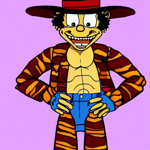 Prompt: freddy kreuger in the style of john kricfalusi