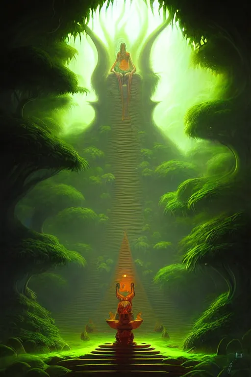 Image similar to The Ayahuasca Spirit, by Andreas Rocha