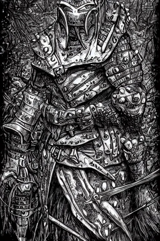 Image similar to toad gobling, wearing armour, swamp, symmetrical, highly detailed, digital art, sharp focus, trending on art station, kentaro miura manga art style