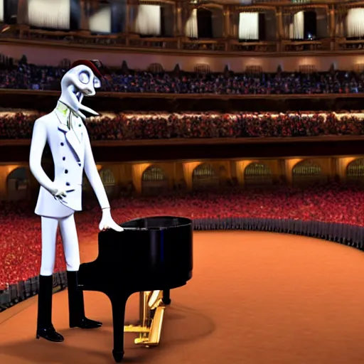 Image similar to mac tonight playing piano at the royal albert hall